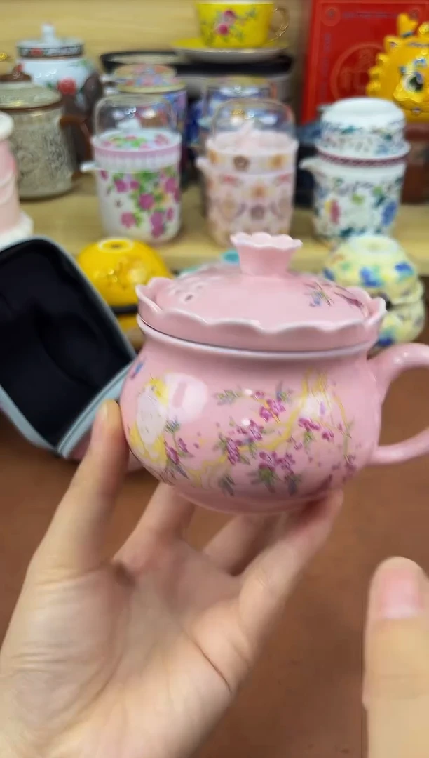 陶瓷茶具摆件旅行套组