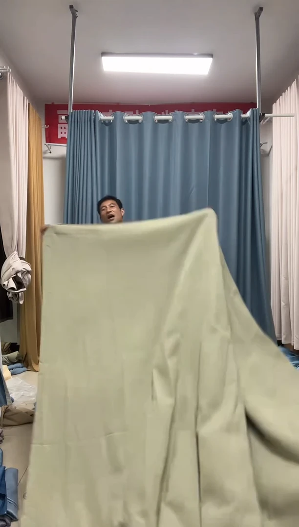 布编号202-3米单片挂钩抹茶松叶