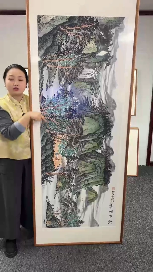 【闪购商品】国画春和景明210*80绘画作品