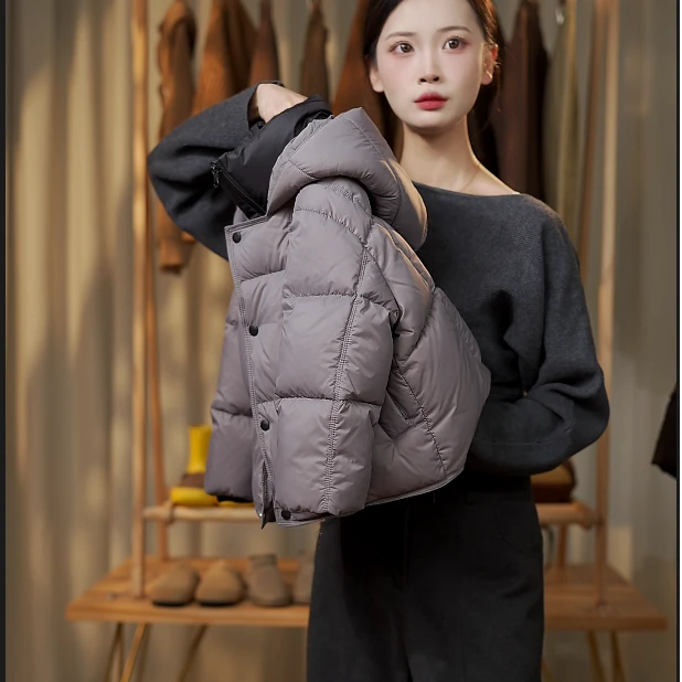 【小甜甜】 现货48H  冬装儿童韩版极寒系列双倍充绒白鸭绒羽绒服