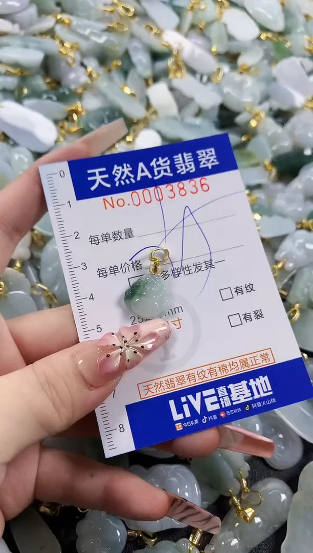 颈饰未镶嵌翡翠天然A货翡翠