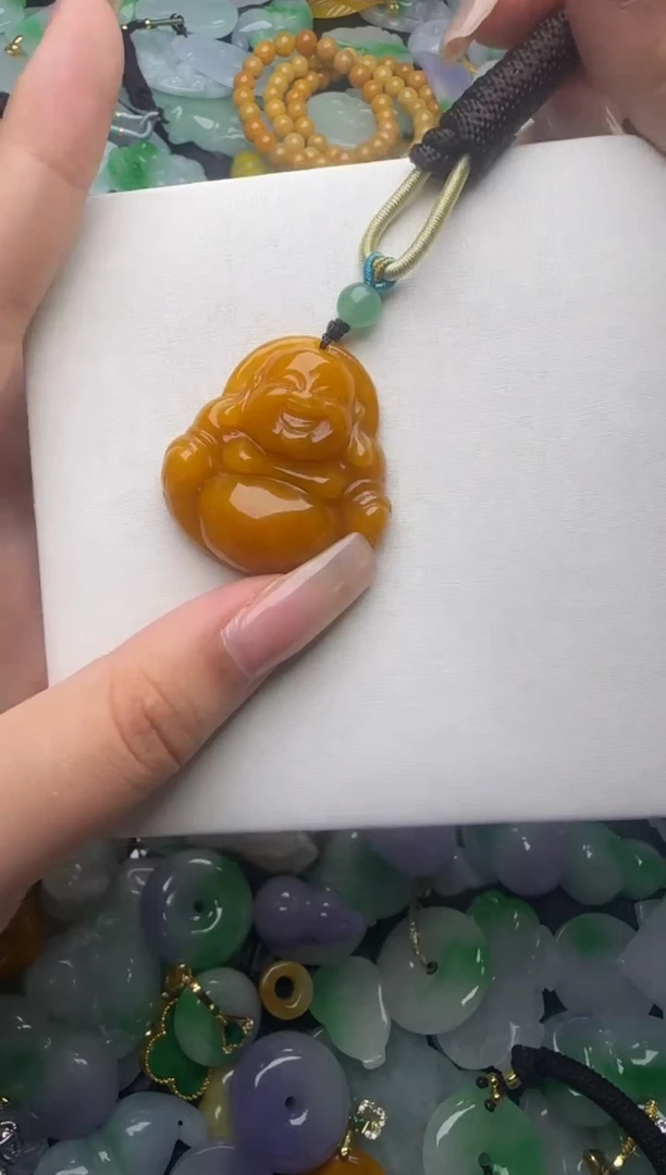 翡翠未镶嵌颈饰天然缅甸翡翠吊坠