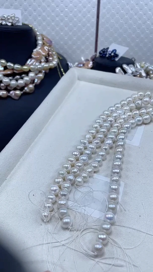 未镶嵌项链淡水珍珠【纯恬饰品】（多样性发货发一）