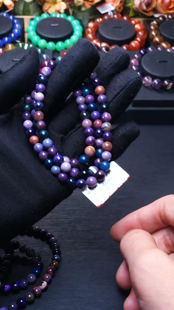 苏纪石（舒俱来）未镶嵌L007舒俱来多圈6mm多样性发其一