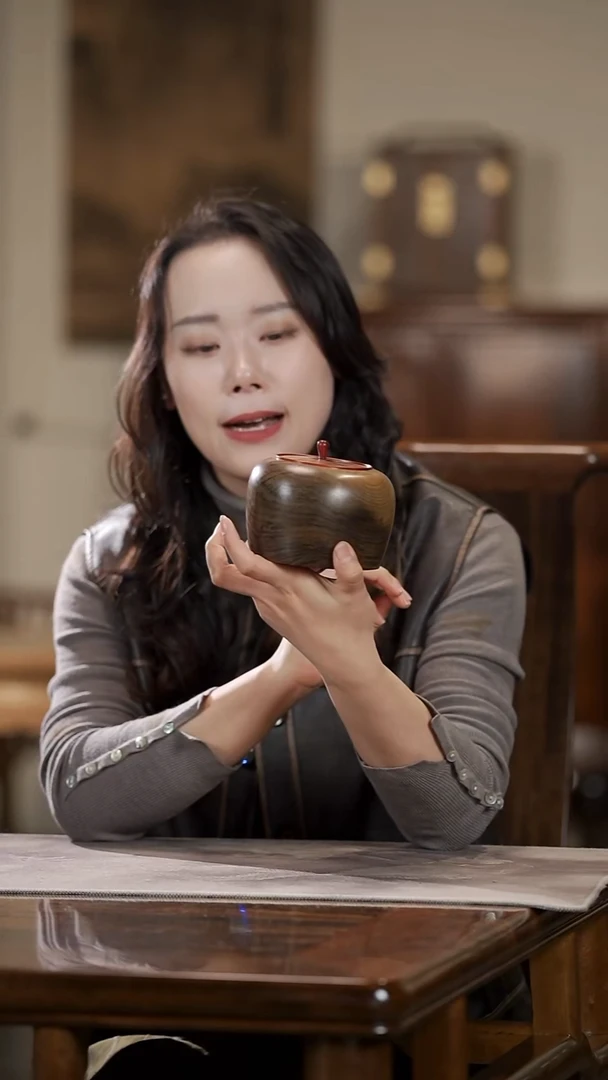 金丝楠满花精工*原木茶仓094