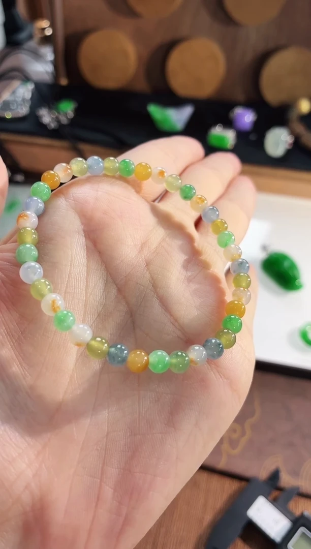 未镶嵌手链翡翠手串