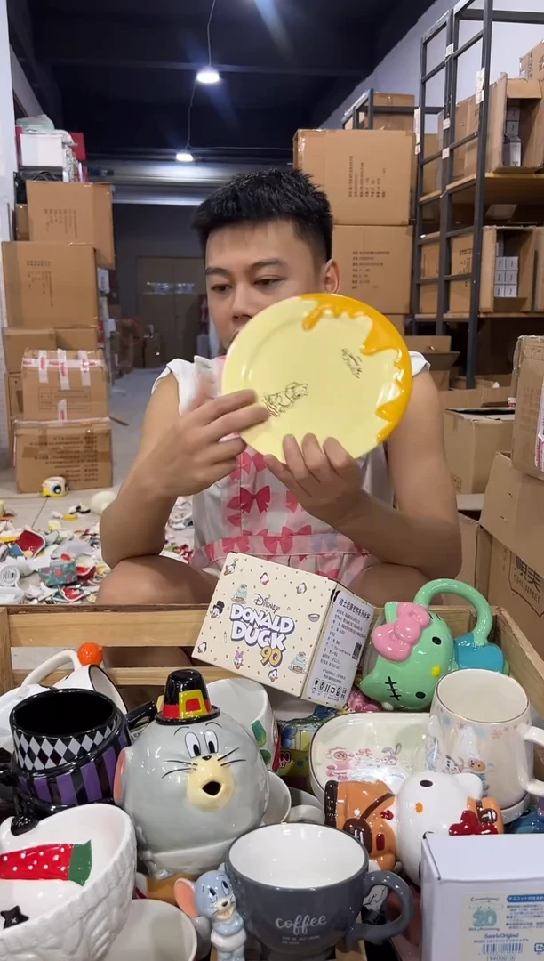 瓷片原盒维尼餐盘