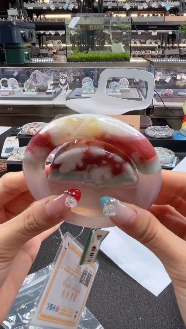 未镶嵌手镯石英质玉57圈口（赠品镯心）4s512