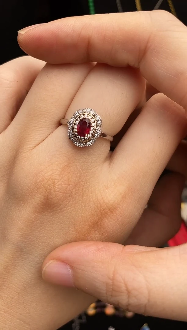 非金属无红红戒指