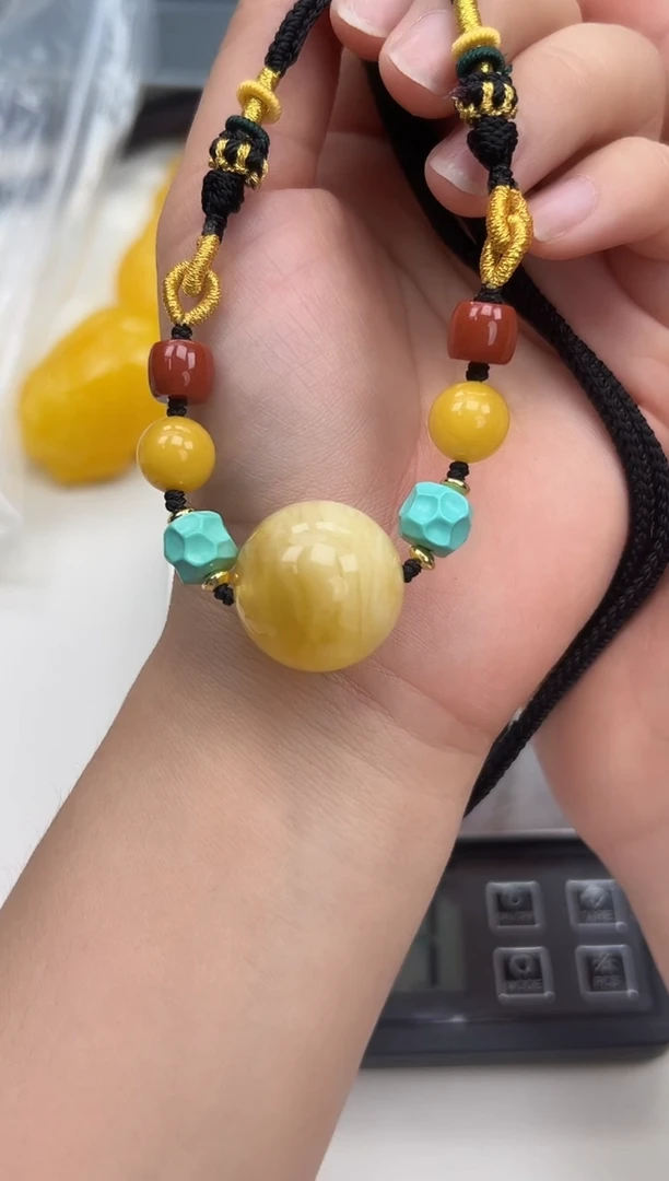 裸石琥珀未镶嵌琥珀蜜蜡吊坠