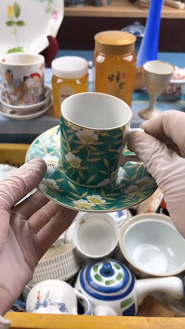 瓷片時**居英歌瓷器满19.9包邮