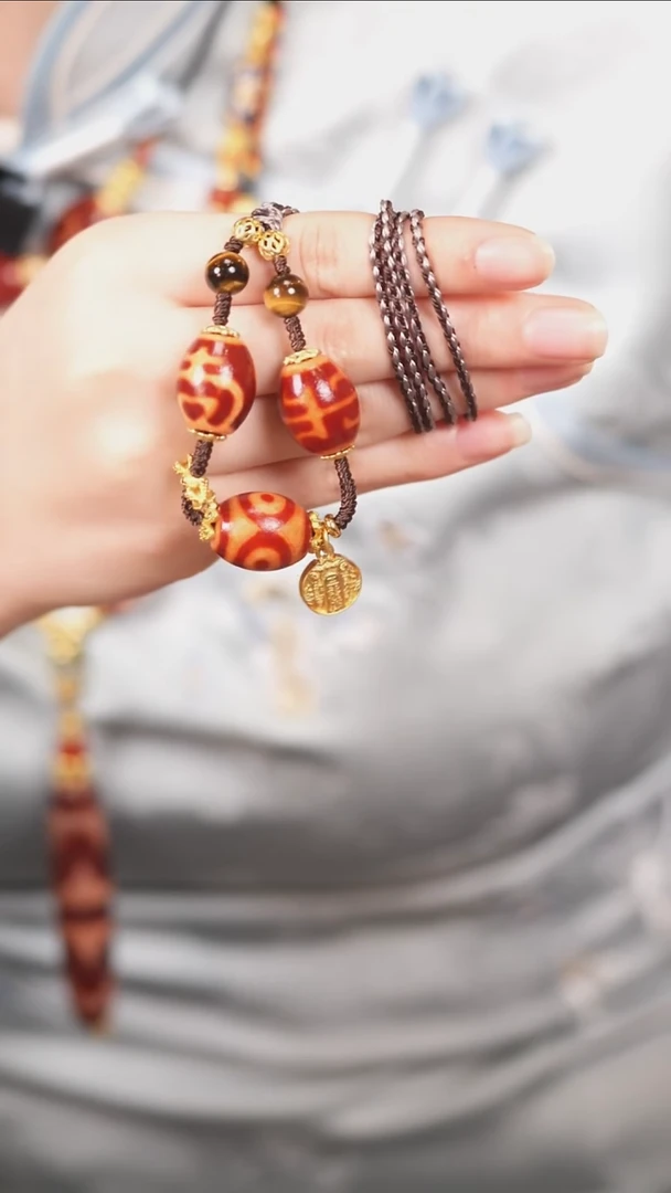 玛瑙/玉髓（覆膜）颈饰未镶嵌传世珠宝-多样性发其一