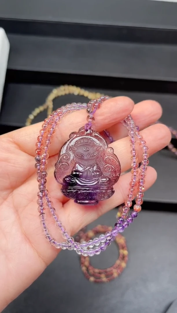 未镶嵌颈饰水晶【百晶灵儿】定制款