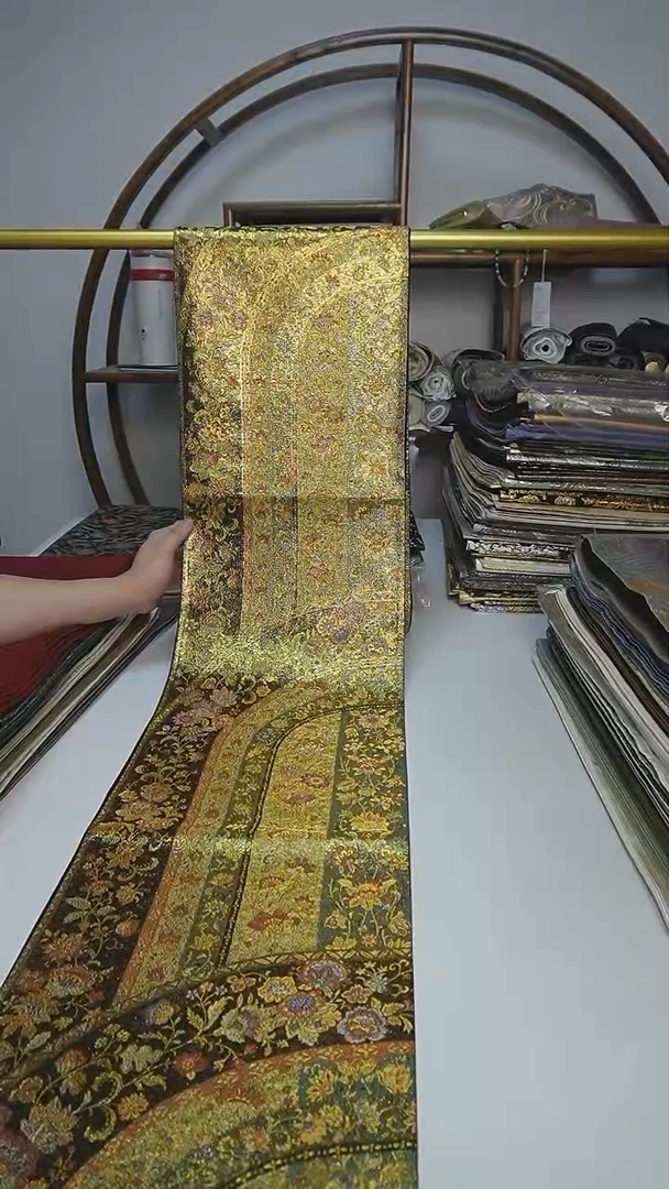 织绣42西阵织全通花卉