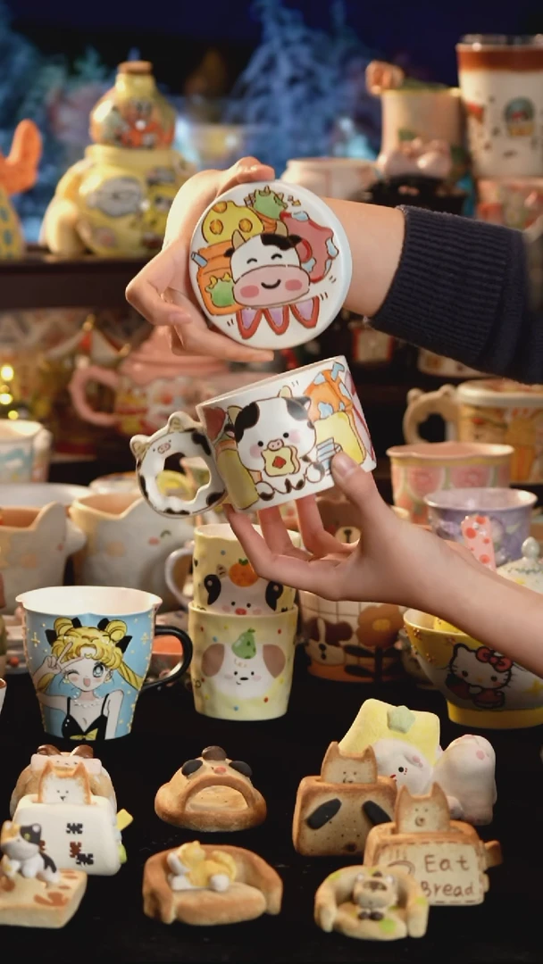 其他陶景德镇釉下彩手绘设计师款陶瓷