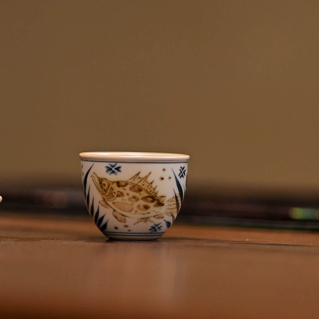 【陶珊居】一生一物-鱼藻缸杯