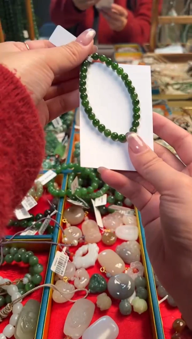 【闪购商品】和田玉手串未镶嵌碧玉手串