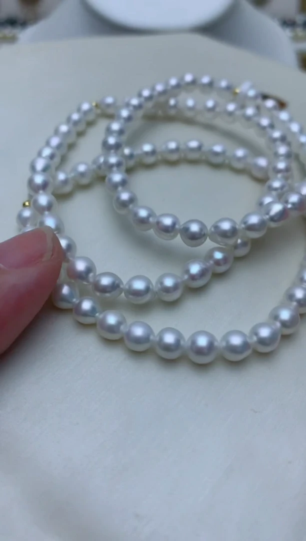 淡水珍珠手链未镶嵌w26 多样性发其一