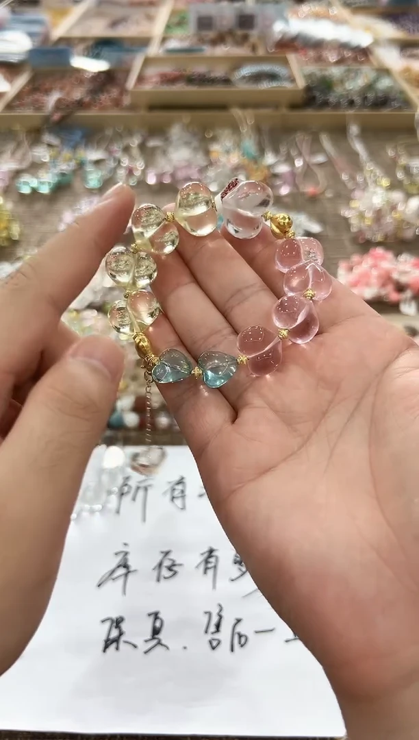未镶嵌手链水晶福九