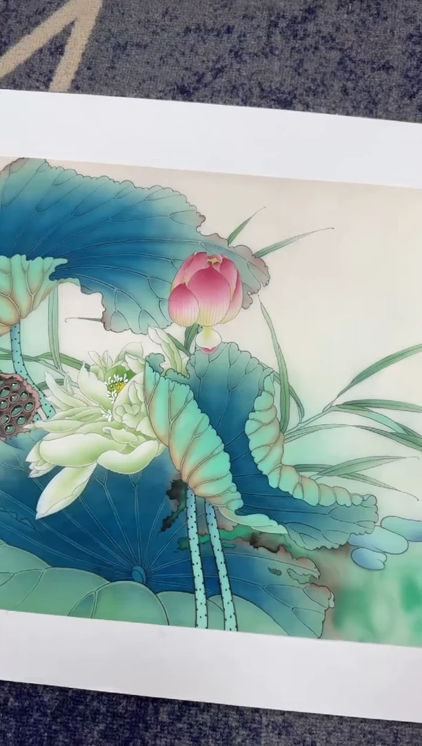 国画作品山水花鸟纯手绘
