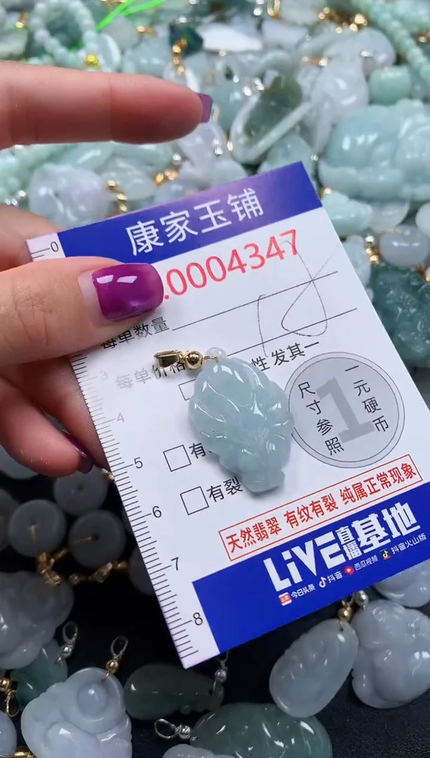 颈饰未镶嵌翡翠4347