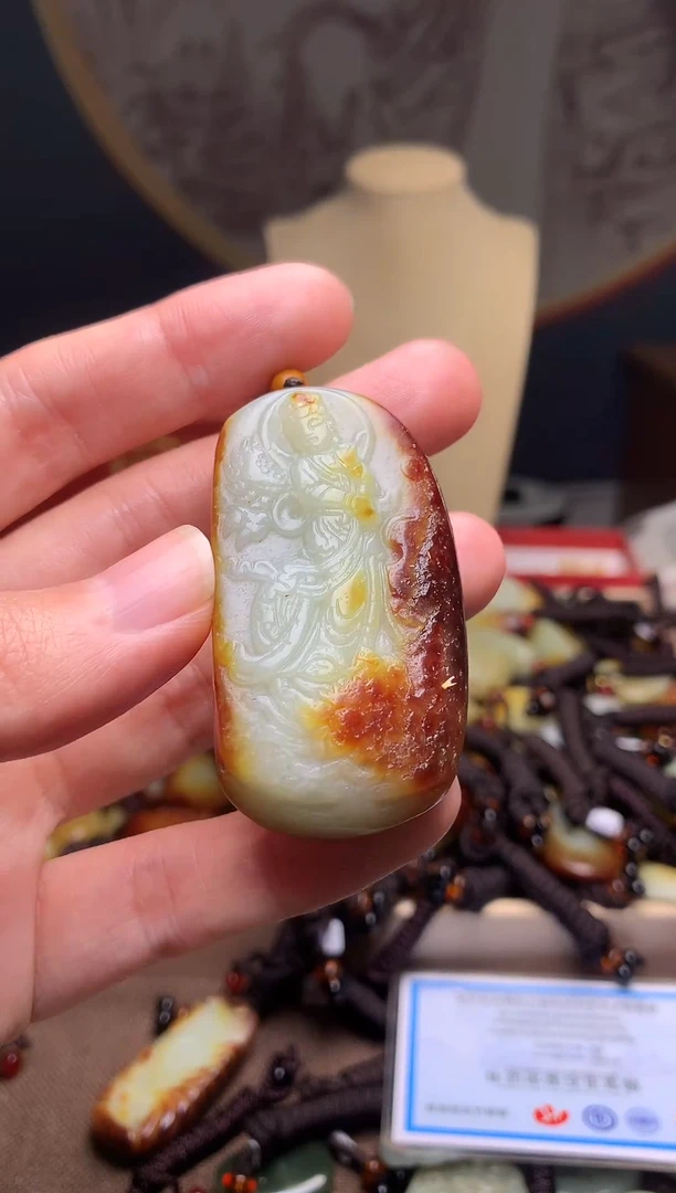 颈饰未镶嵌和田玉新疆料青海料清水和田玉吊坠