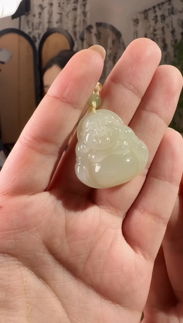 颈饰未镶嵌和田玉30晴水佛公 9