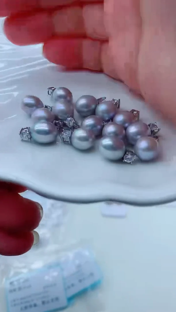 淡水珍珠未镶嵌颈饰淡水珍珠吊坠多样性发其一