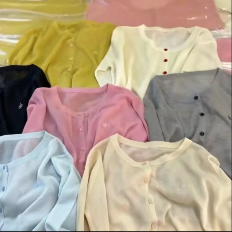 【卡蔻】圆领alo开衫防晒