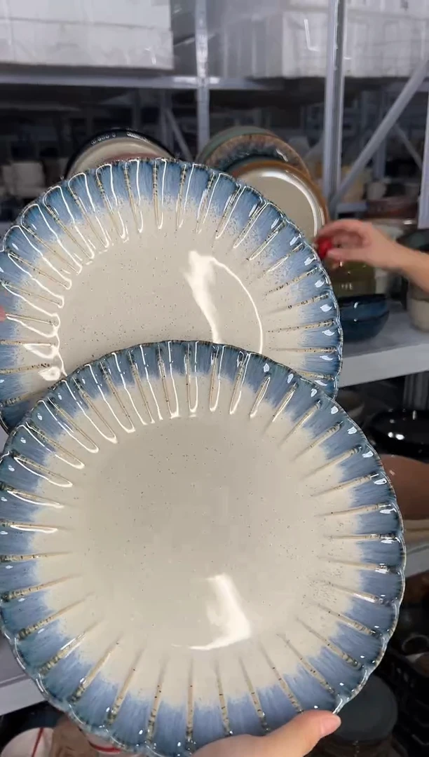 陶瓷外贸尾货瑕疵满20包邮X2大盘