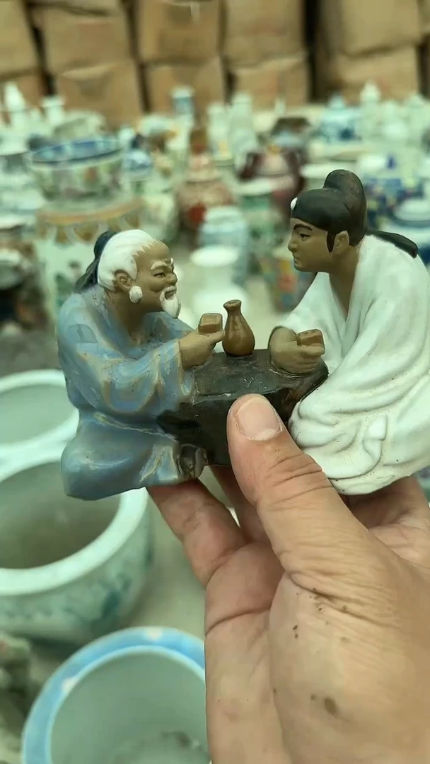 出口创汇陶瓷石湾公仔