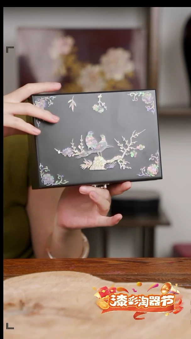 中号喜鹊梅花首饰盒