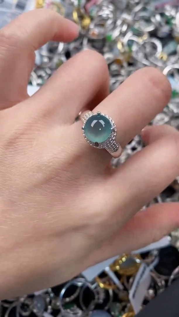 未镶嵌戒指翡翠666               5