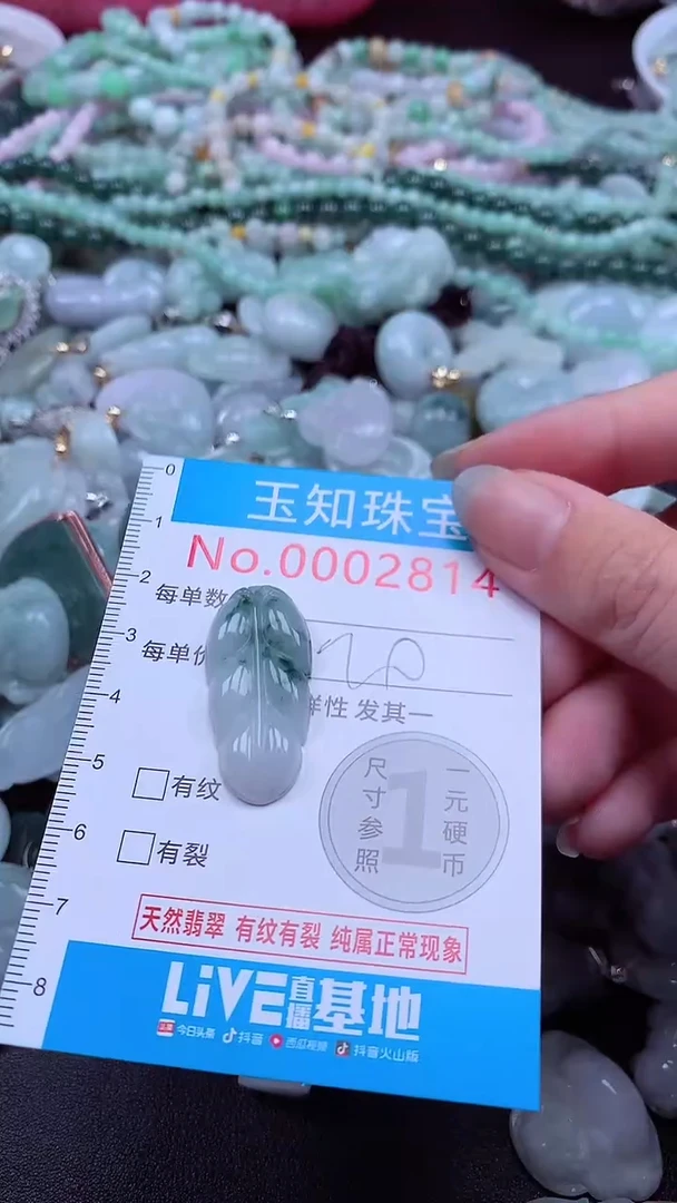 翡翠未镶嵌吊坠(不含链)2814