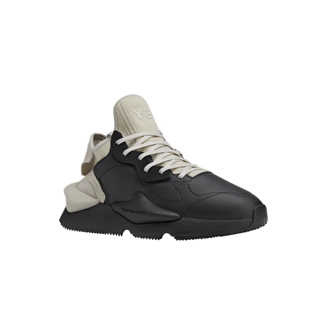 Y-3/Y-3（52-JS1118）KAIWA黑拼米白时尚运动休闲鞋