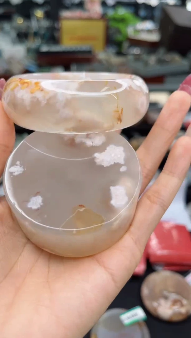 【闪购商品】石英质玉手镯未镶嵌60圈口（赠品镯心）3650453