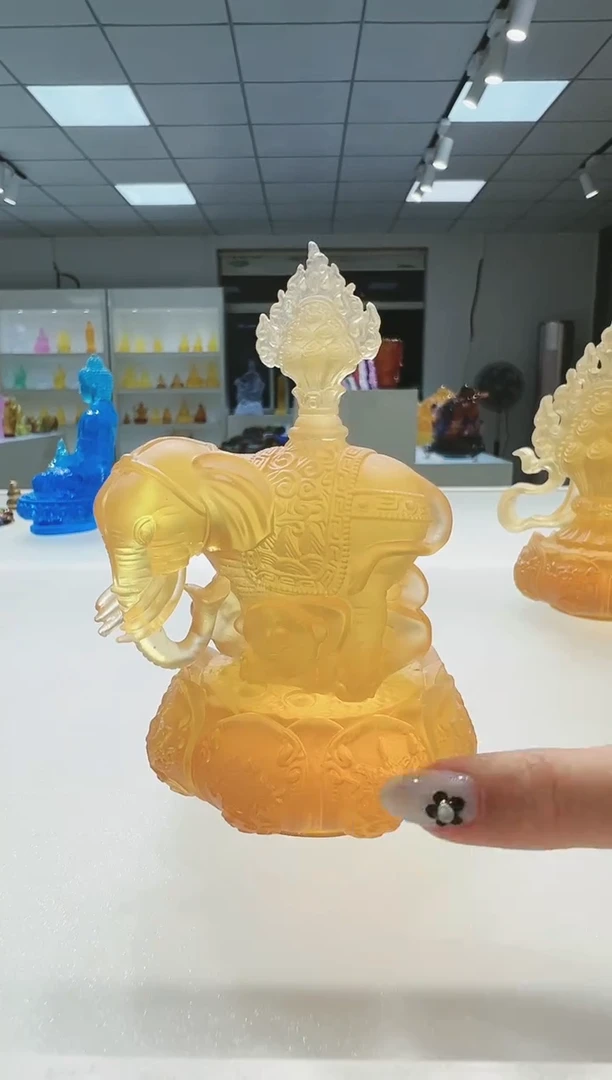 手工艺品琉璃古法琉璃八吉祥