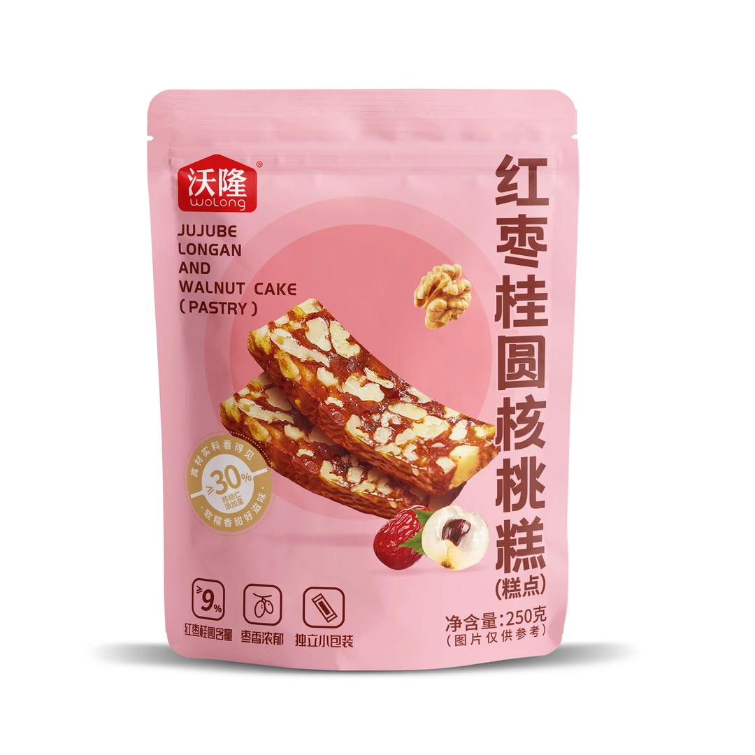 沃隆红枣桂圆核桃糕