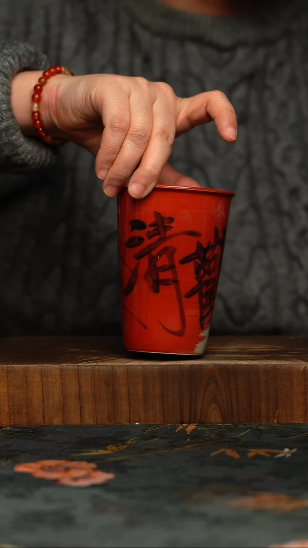 瓷片釉下彩手工手绘同款