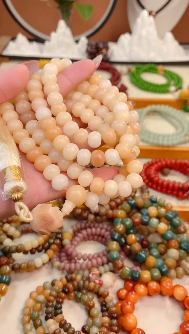 【闪购商品】菩提根/象牙果吊坠冰糖莲花多圈