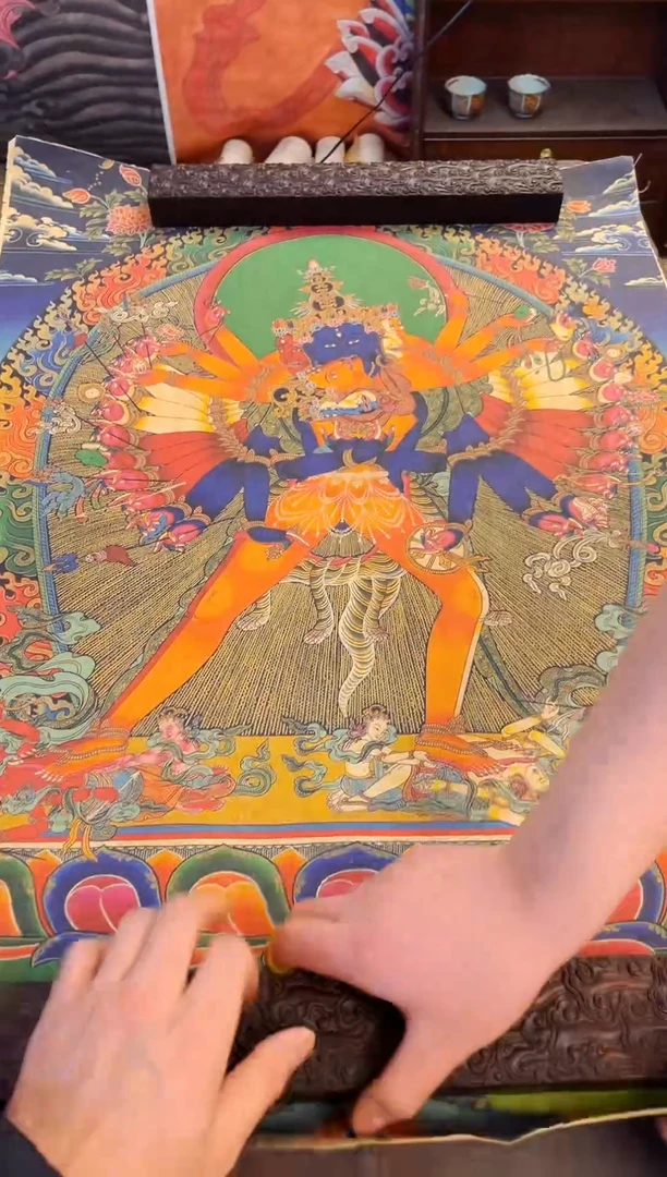 卷轴画大朱画院老六专属AA57