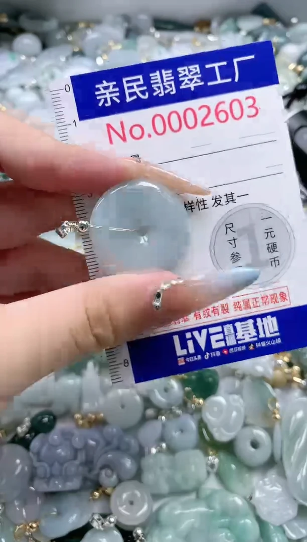 翡翠未镶嵌吊坠(不含链)2603