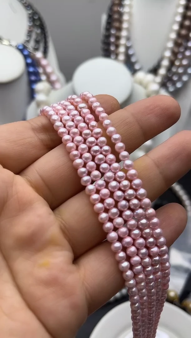 淡水珍珠钛钢颈饰1