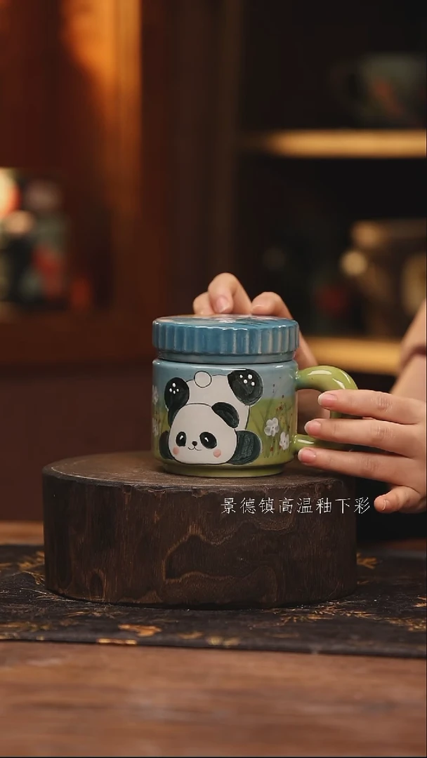 陶瓷  景德镇高温釉下手绘陶瓷@L400@