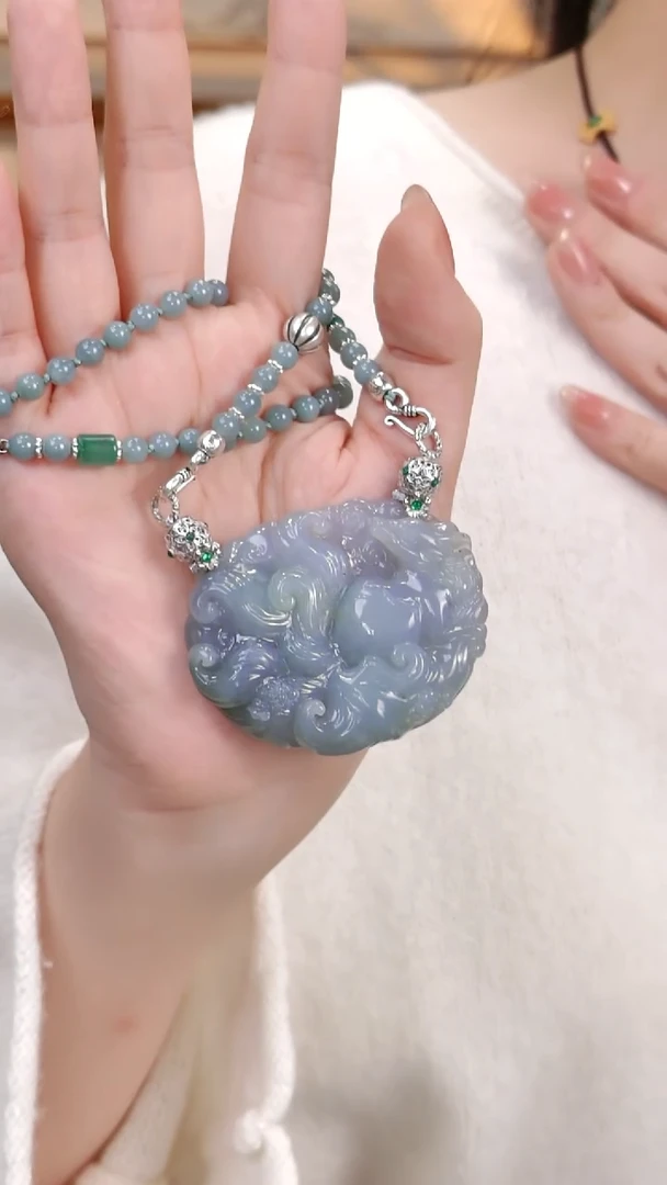 颈饰未镶嵌翡翠国风