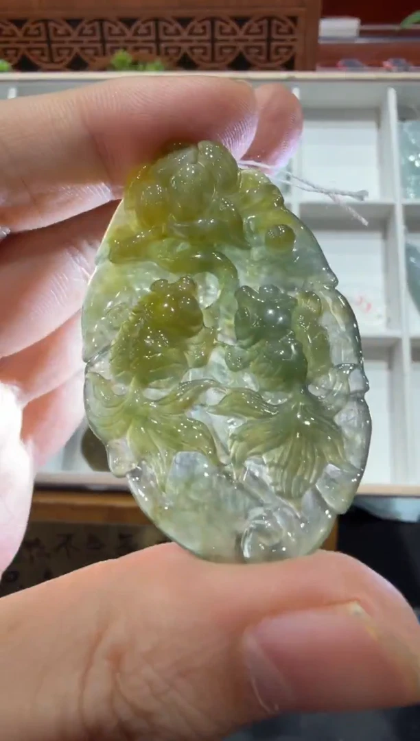 未镶嵌挂件翡翠A货翡翠多样性孤品