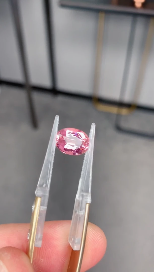 未镶嵌裸石定制碧玺3ct 粉碧玺 定制