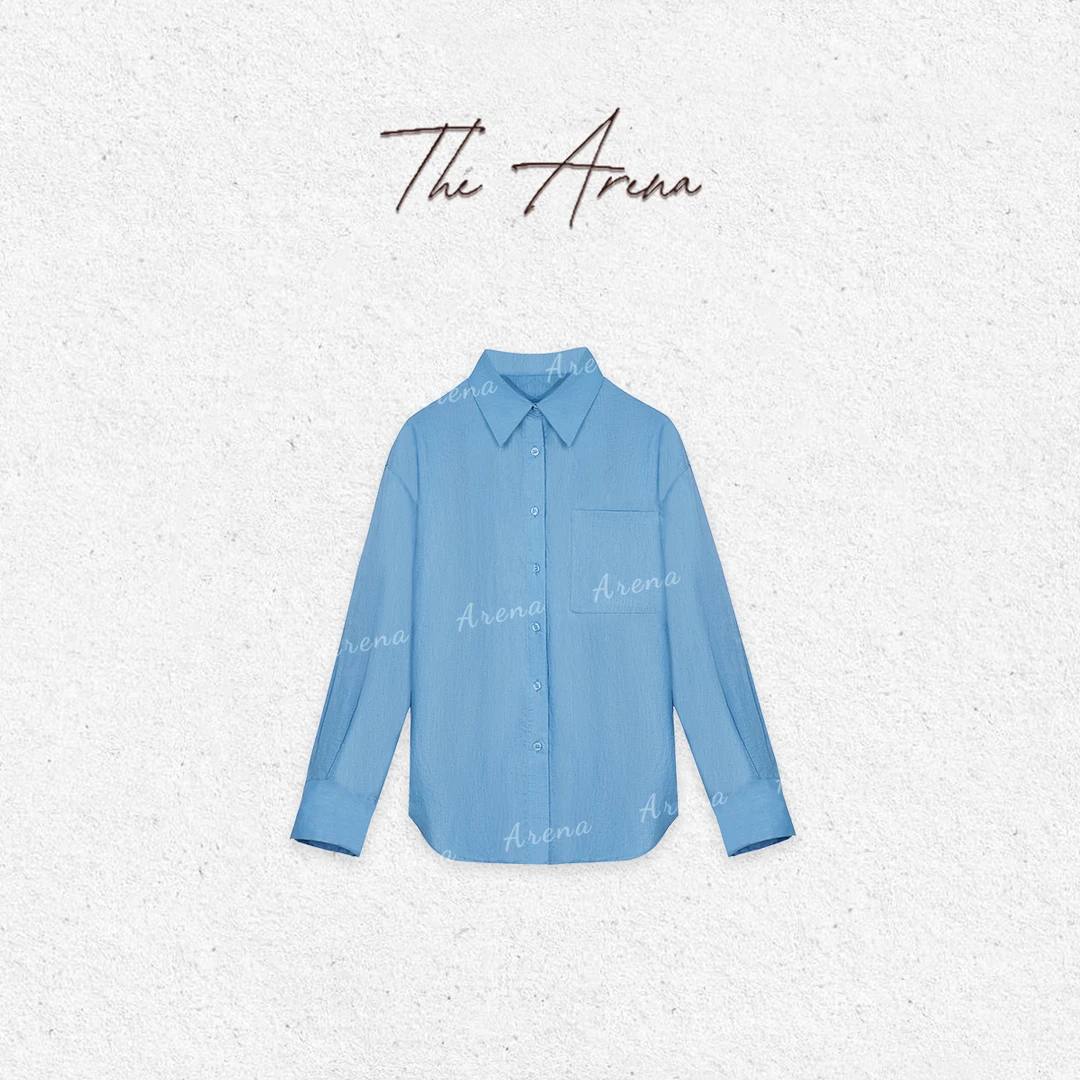 THE ARENA“夏日海风”100%水果酵洗亚麻衬衫XY-7350