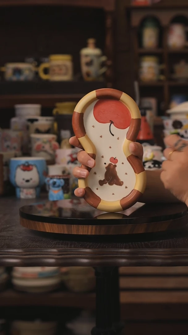 摆件景德镇釉下彩绘设计师款式陶瓷