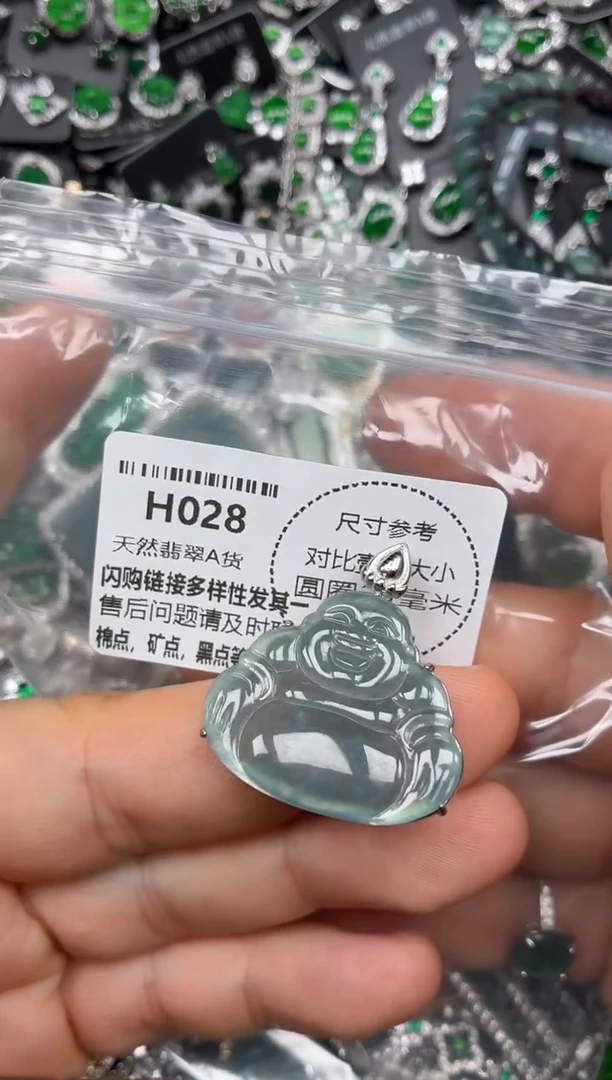 颈饰未镶嵌翡翠H028吊坠